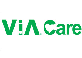 ViA Care logo with a heart