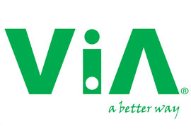 The ViA logo and slogan a better way